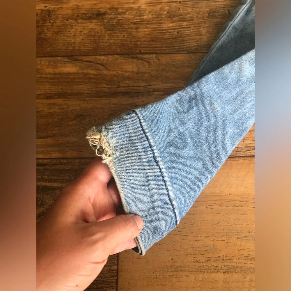 Girls Denim Rock Roll Trouser Jeans Size 10 Youth Light Jean Cowgirl, Read Ad